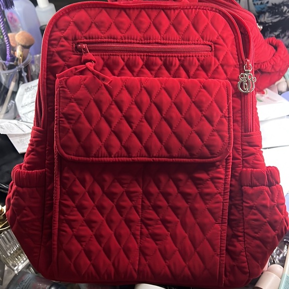 Vera Bradley backpack Red - Picture 4 of 4